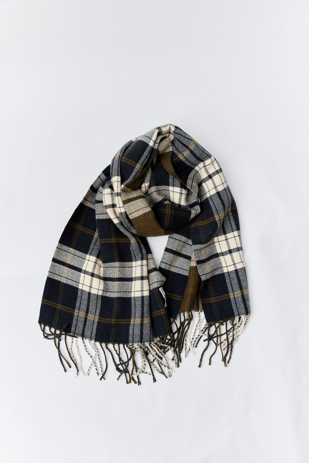 Hat Attack Reversible Plaid Blanket Scarf
