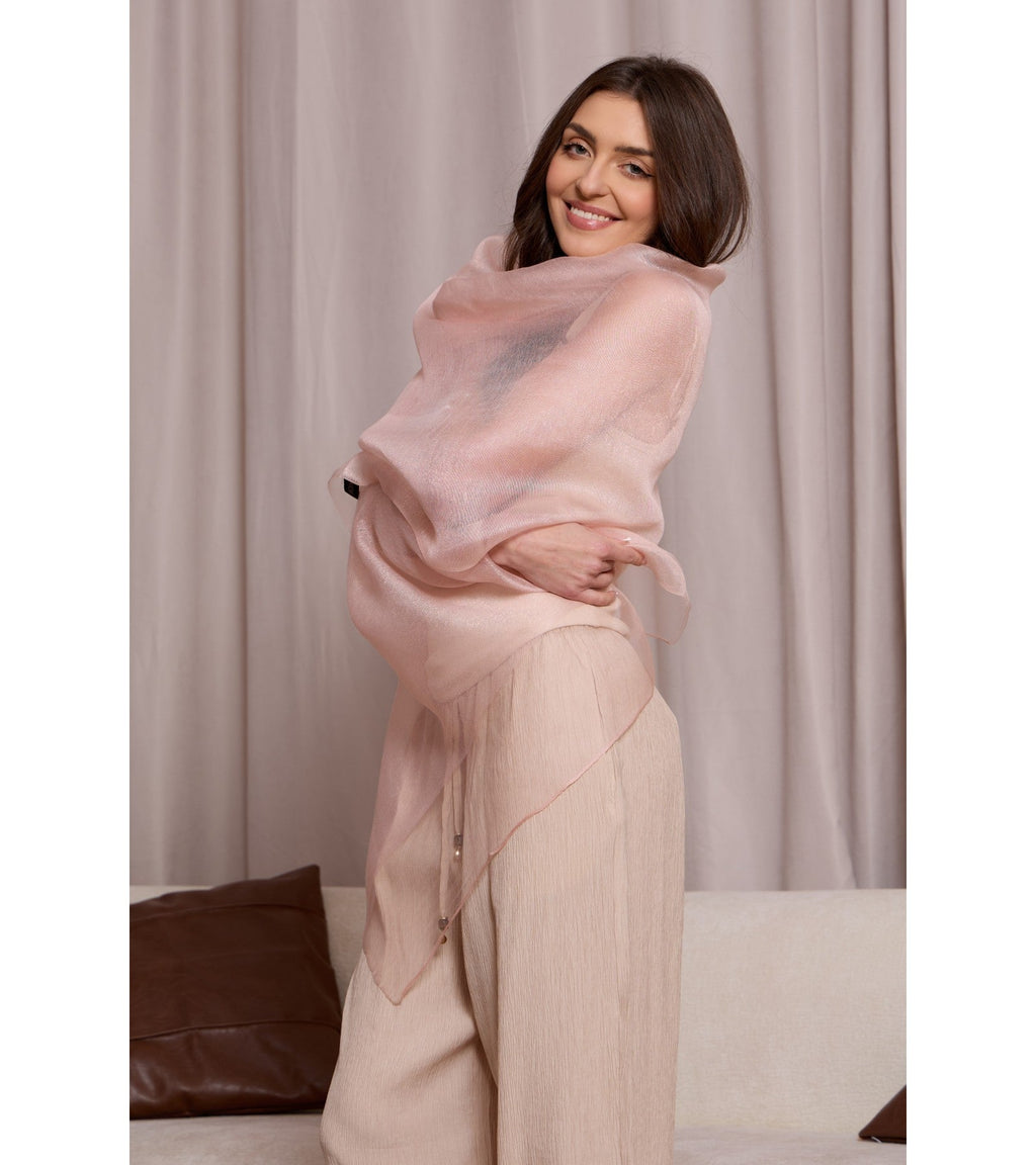 Saachi Silk Sparkle Wrap Scarf